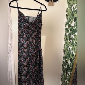 Butterfly Print Slip Style Dress